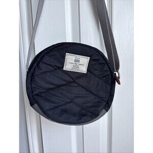 Ori London Bag Company Paddington B Nylon Round Crossbody Bag Black 10”
